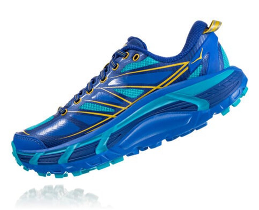 Hoka One One Trail Schoenen Dames - Mafate Speed 2 - Blauw - MU7508364